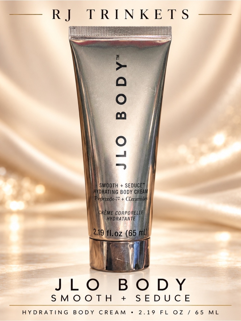Jennifer Lopez JLO BODY Smooth + Seduce Hydrating Body Cream - metallic gold